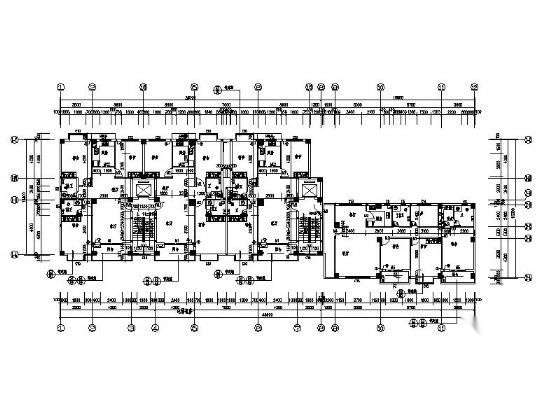 [福建]某公司十一层高级员工宿舍建筑施工图cad施工图下载【ID:168325131】