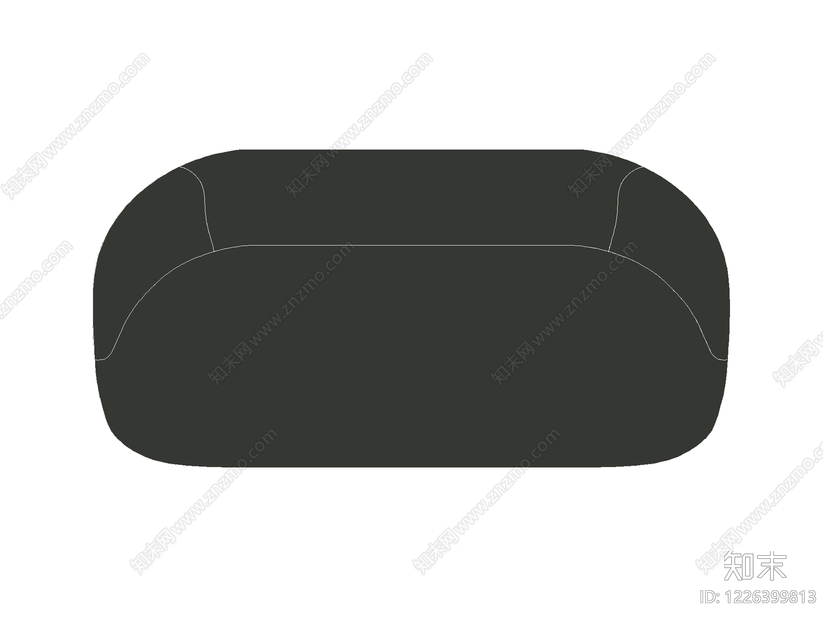 沙发cad施工图下载【ID:1226399813】
