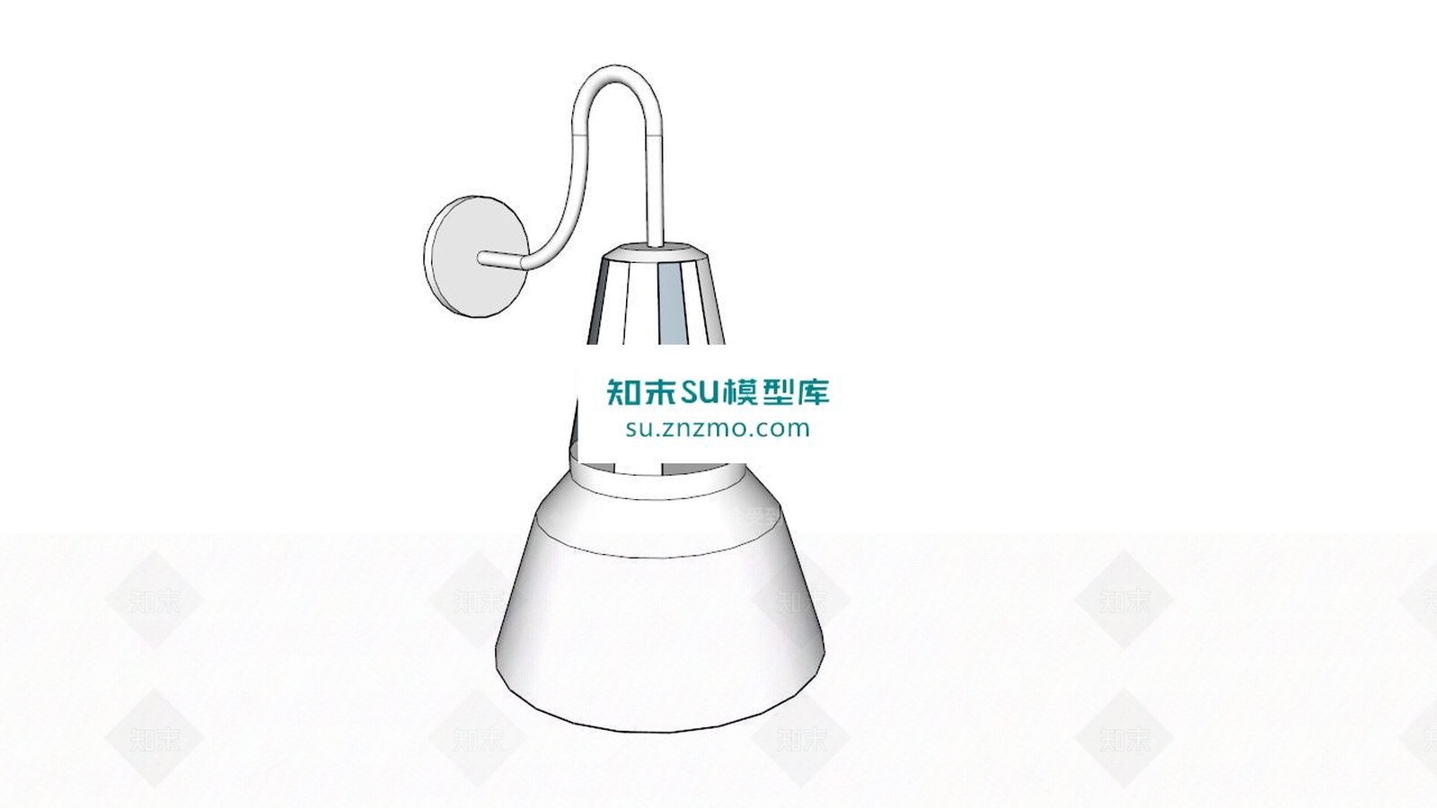 现代客厅壁灯SU模型下载【ID:168433141】