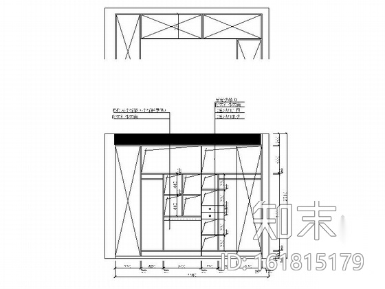 [上海]精品现代风格三居室室内装修施工图（含效果）施工图下载【ID:161815179】