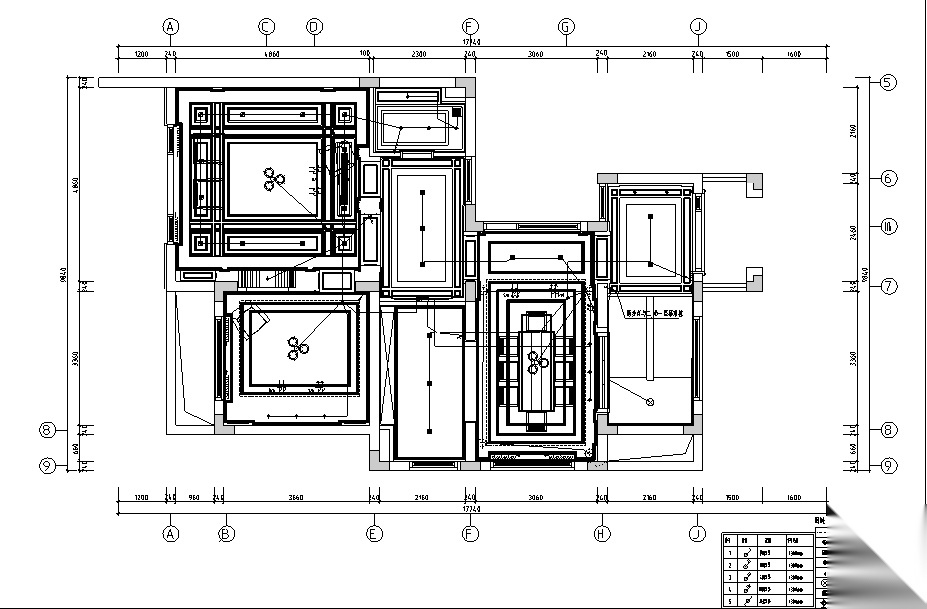 欧式风格三层双拼别墅设计施工图（附效果图+模型）施工图下载【ID:160474174】