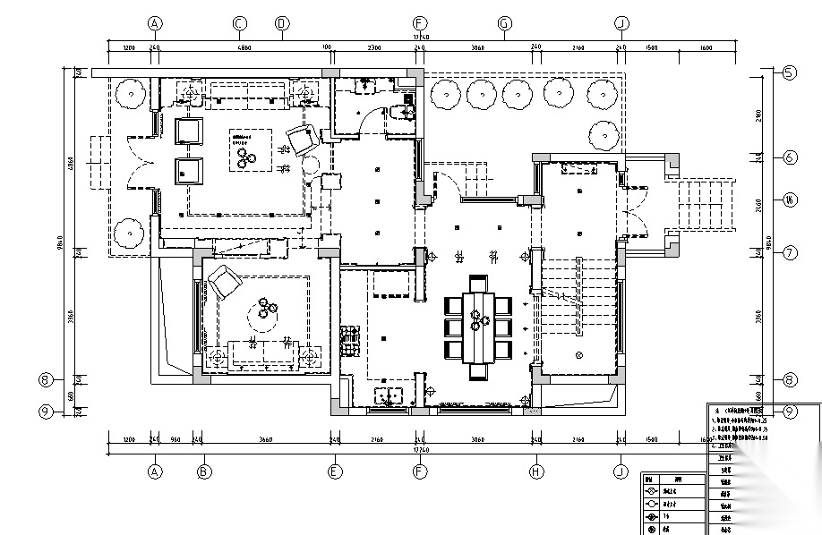 欧式风格三层双拼别墅设计施工图（附效果图+模型）施工图下载【ID:160474174】