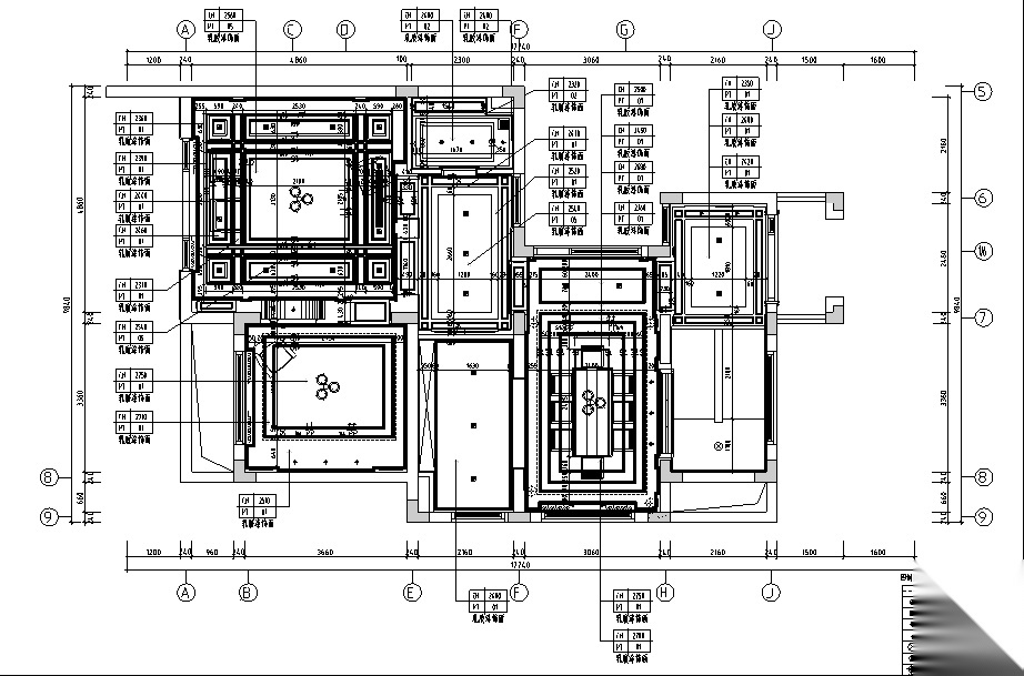 欧式风格三层双拼别墅设计施工图（附效果图+模型）施工图下载【ID:160474174】