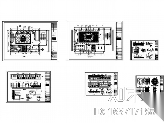 小型娱乐舞厅装修图施工图下载【ID:165717188】