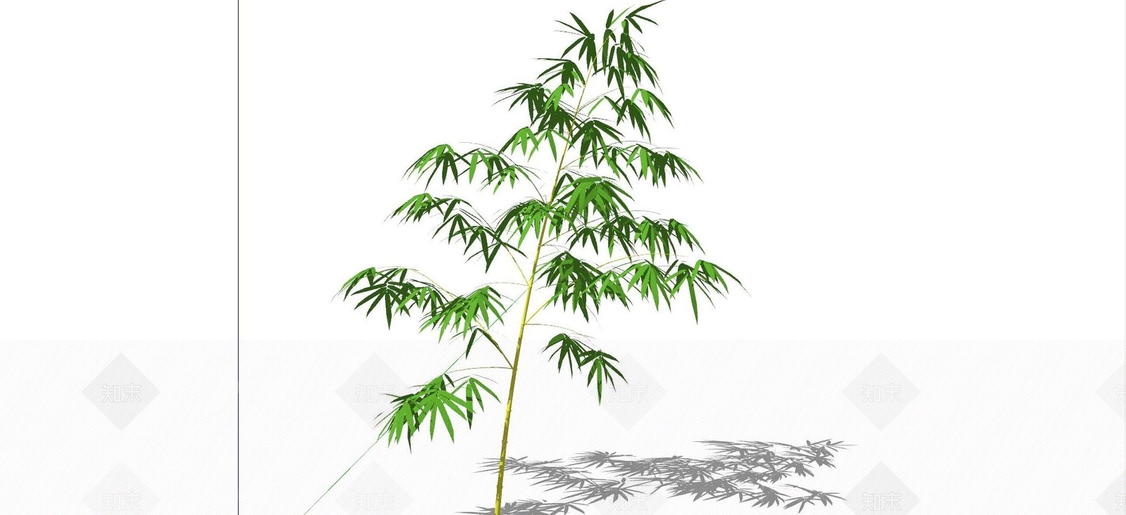 现代竹子免费SU模型下载【ID:1125086984】