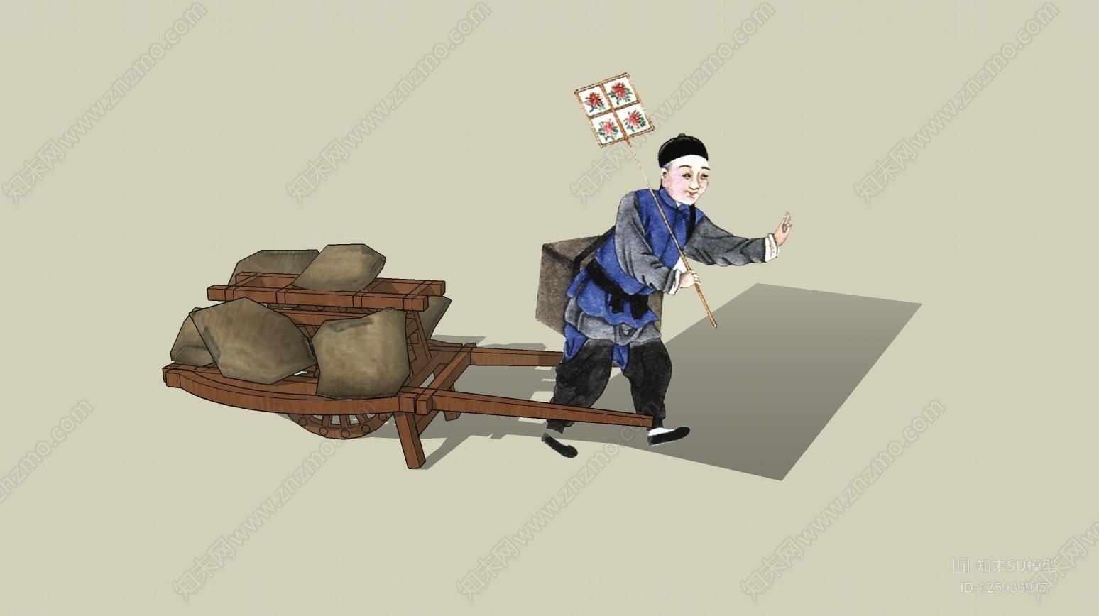 古代SU模型下载【ID:125936917】