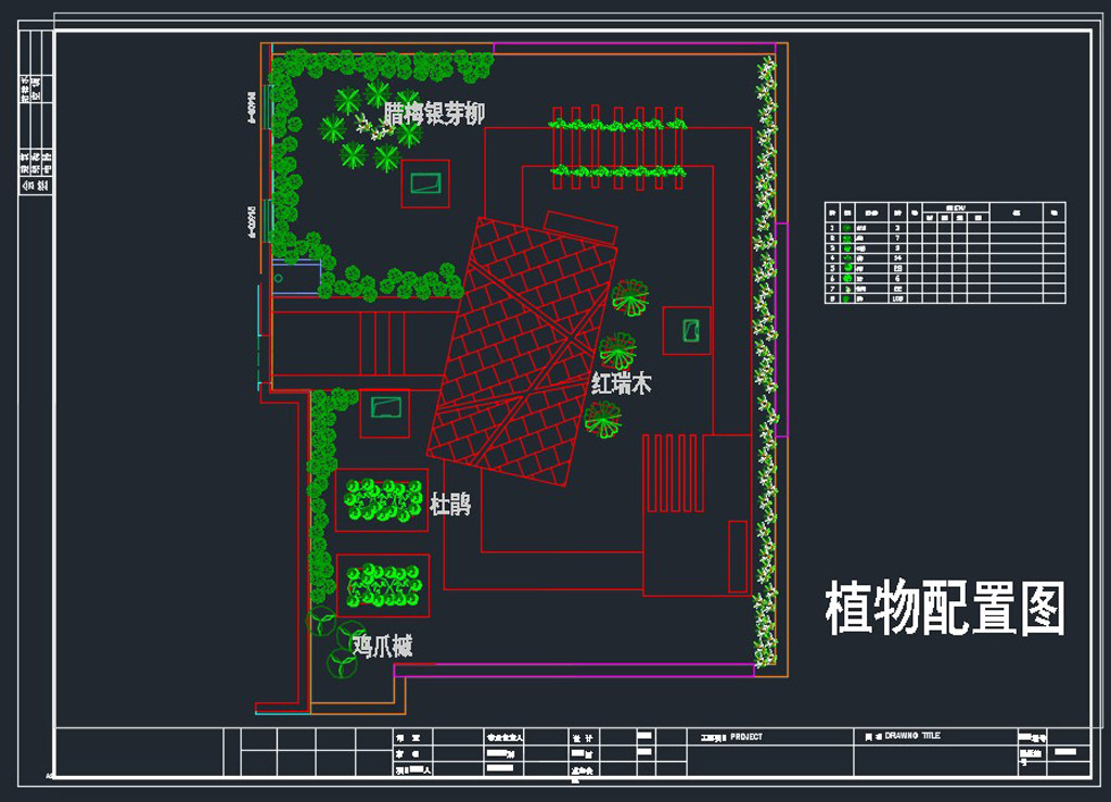 31套屋顶花园施工图下载【ID:330319970】