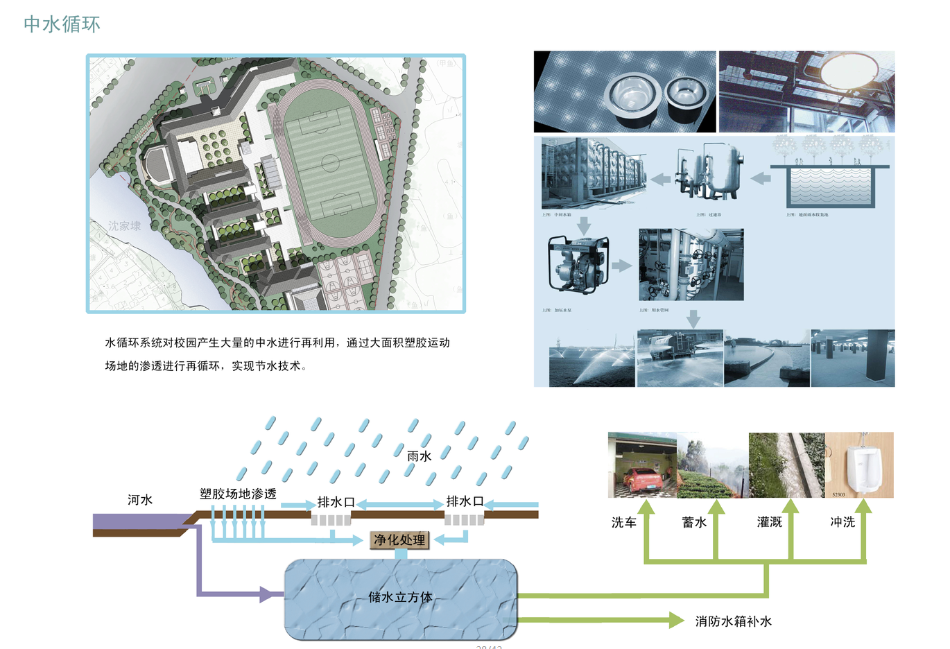 [浙江]杭州某中学建筑规划方案文本设计cad施工图下载【ID:166316108】