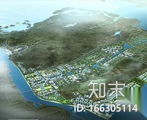 [泛珠三角地区]泛珠三角横琴经济合作区总体规划cad施工图下载【ID:166305114】