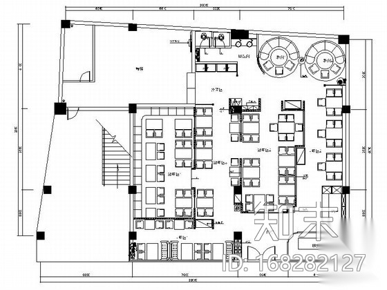 特色餐饮干锅店室内装修图（含效果）施工图下载【ID:168282127】