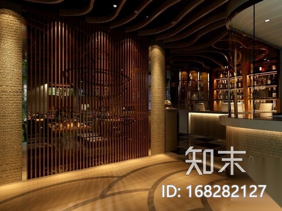 特色餐饮干锅店室内装修图（含效果）施工图下载【ID:168282127】