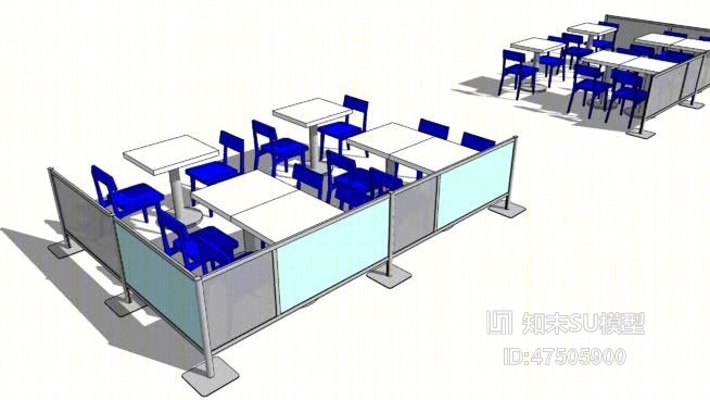 办公室SU模型下载【ID:318134260】