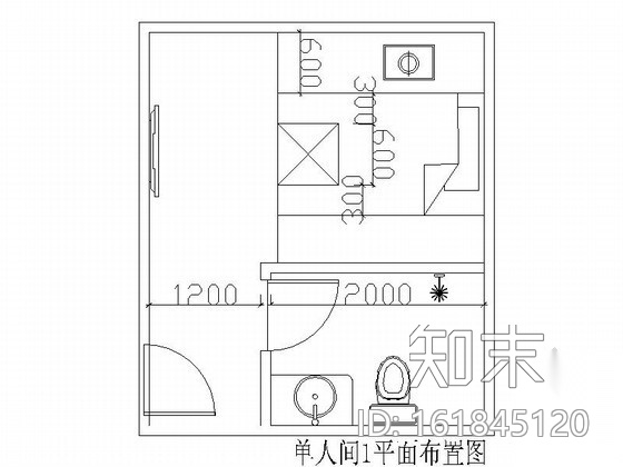 [成都]某洗浴中心单间装修图施工图下载【ID:161845120】