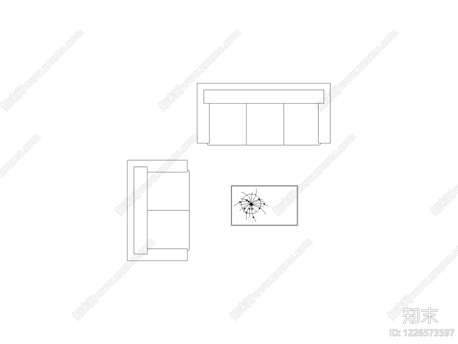 家装图块cad施工图下载【ID:1226573597】