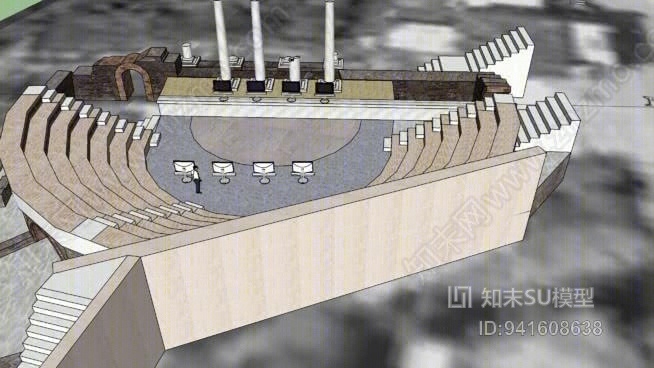 日晷SU模型下载【ID:941608638】
