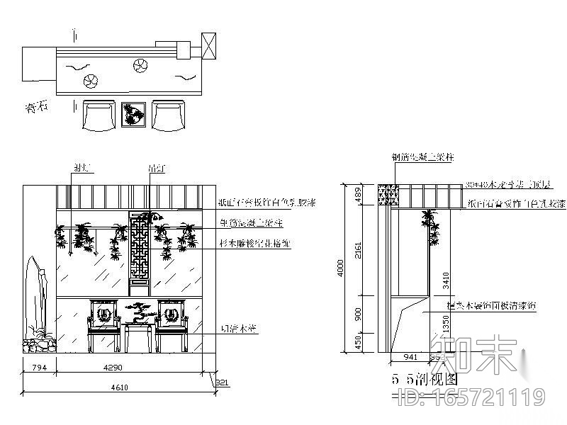 [学生作业]餐厅设计方案图cad施工图下载【ID:165721119】