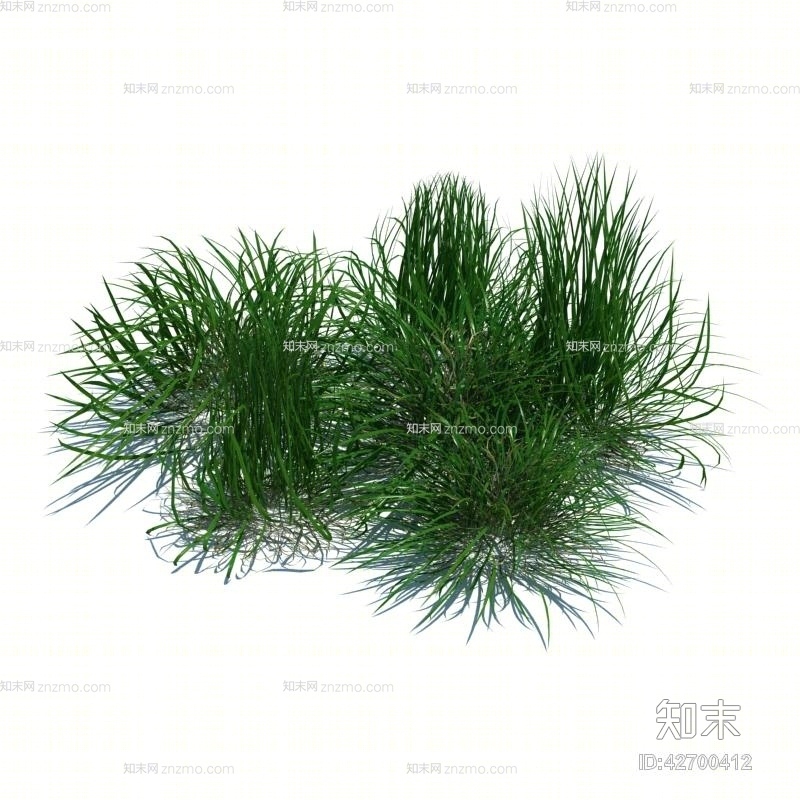 绿色草3D模型下载【ID:42700412】