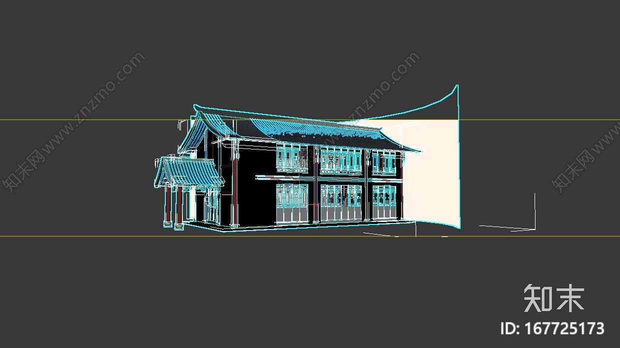 茶楼CG模型下载【ID:167725173】