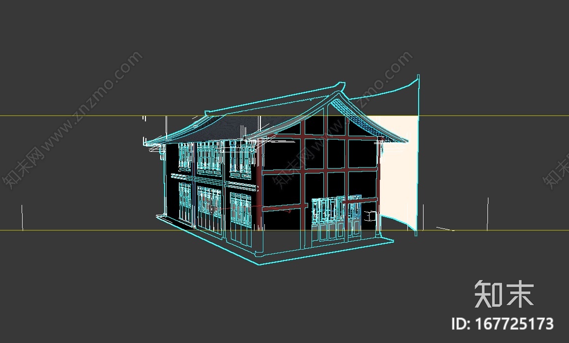 茶楼CG模型下载【ID:167725173】