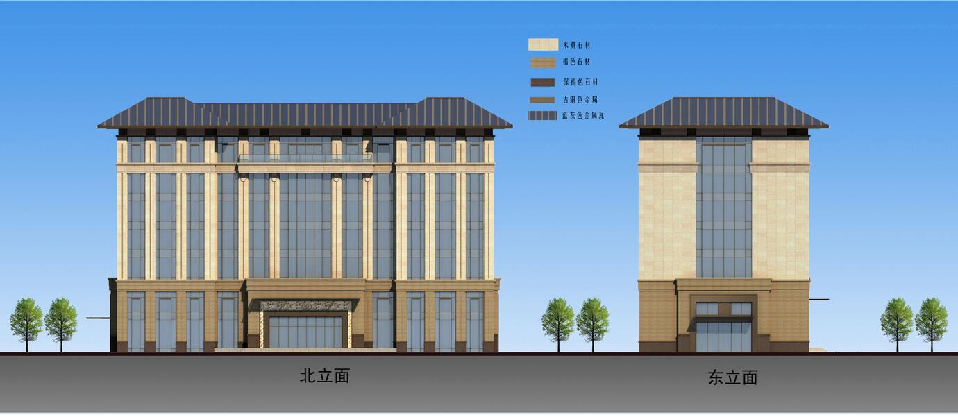 [安徽]淮南某办公楼建筑方案文本设计（包含50页）cad施工图下载【ID:149936103】