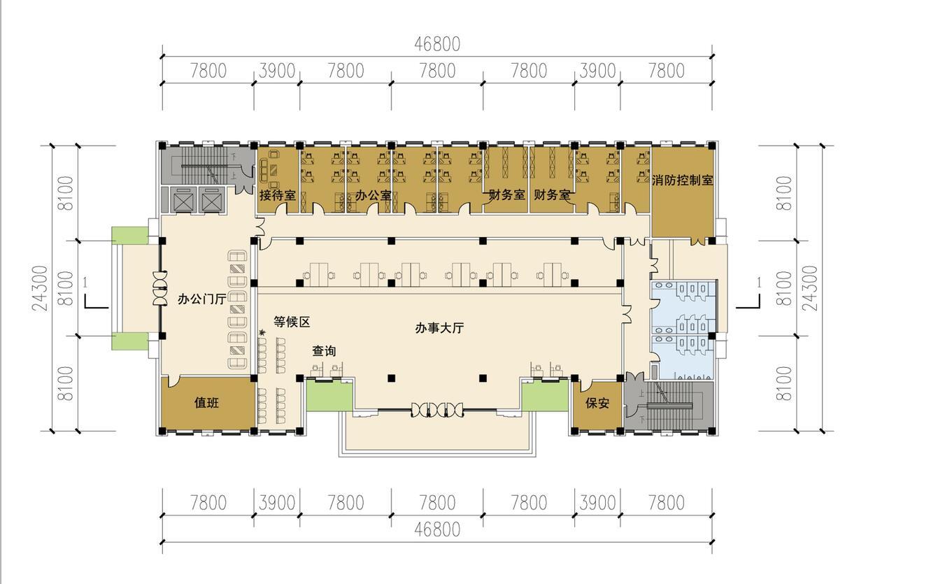 [安徽]淮南某办公楼建筑方案文本设计（包含50页）cad施工图下载【ID:149936103】