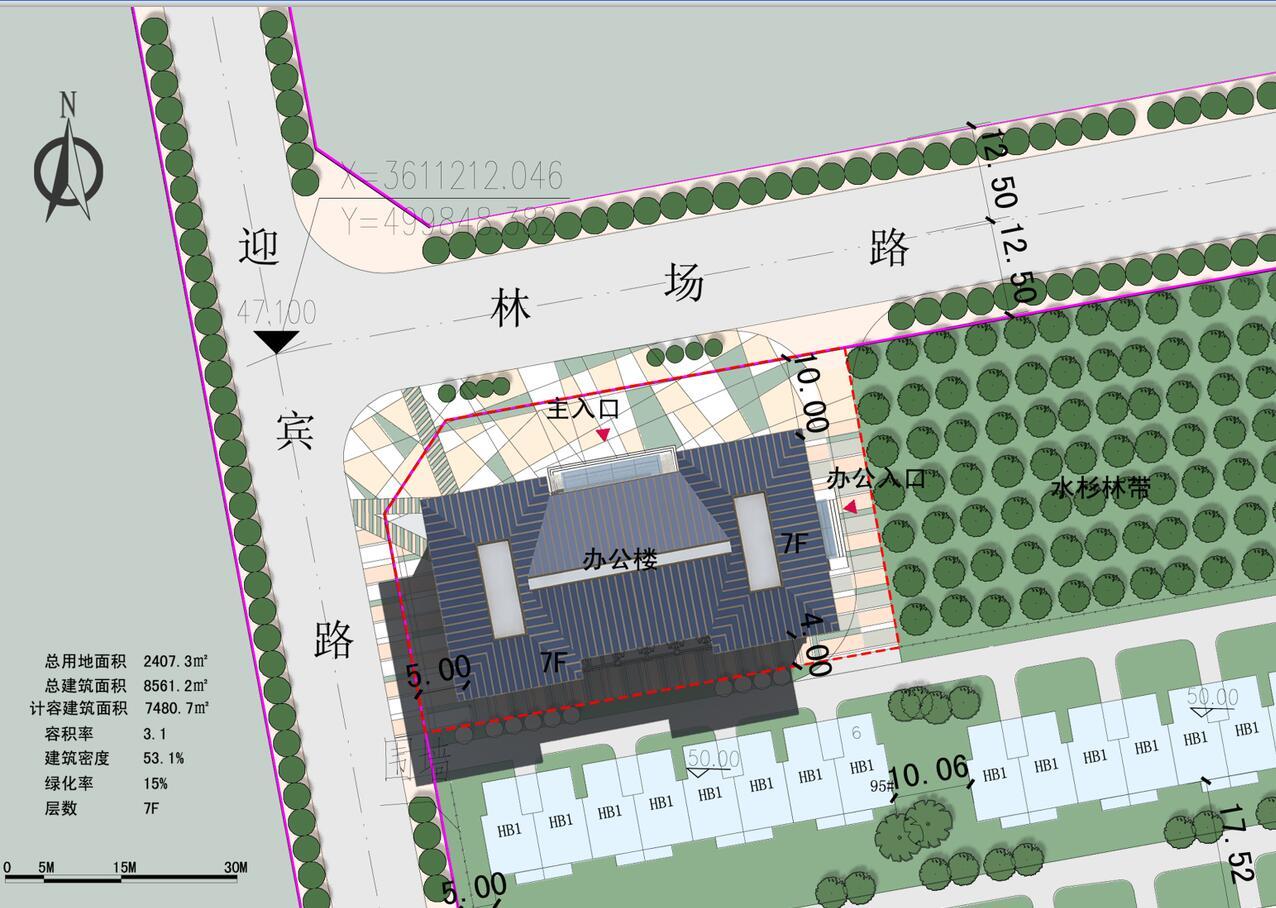 [安徽]淮南某办公楼建筑方案文本设计（包含50页）cad施工图下载【ID:149936103】