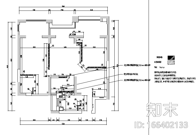 [浙江]北欧风格样板房设计施工图（附效果图）cad施工图下载【ID:166402133】