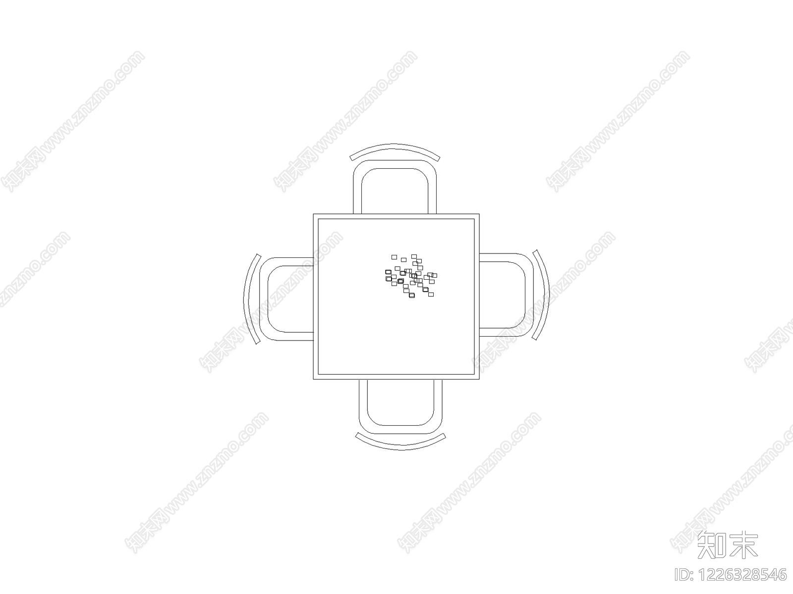 桌子CAD图纸