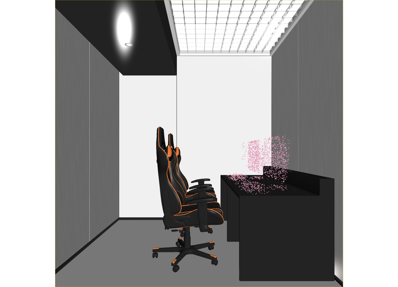 现代电竞房3D模型下载【ID:1214964818】