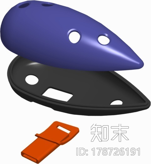 小鹅笛3d打印模型下载【ID:178726191】