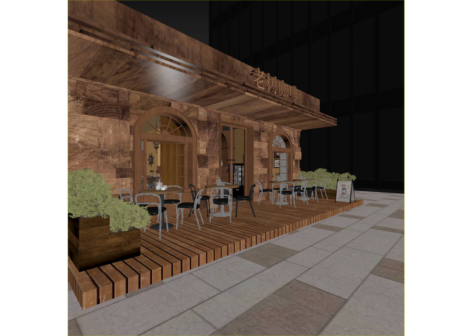 咖啡厅3D模型下载【ID:1214585875】