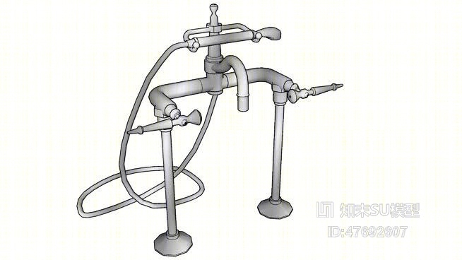 水龙头SU模型下载【ID:47692607】