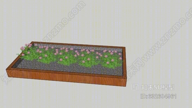 花坛SU模型下载【ID:632604961】