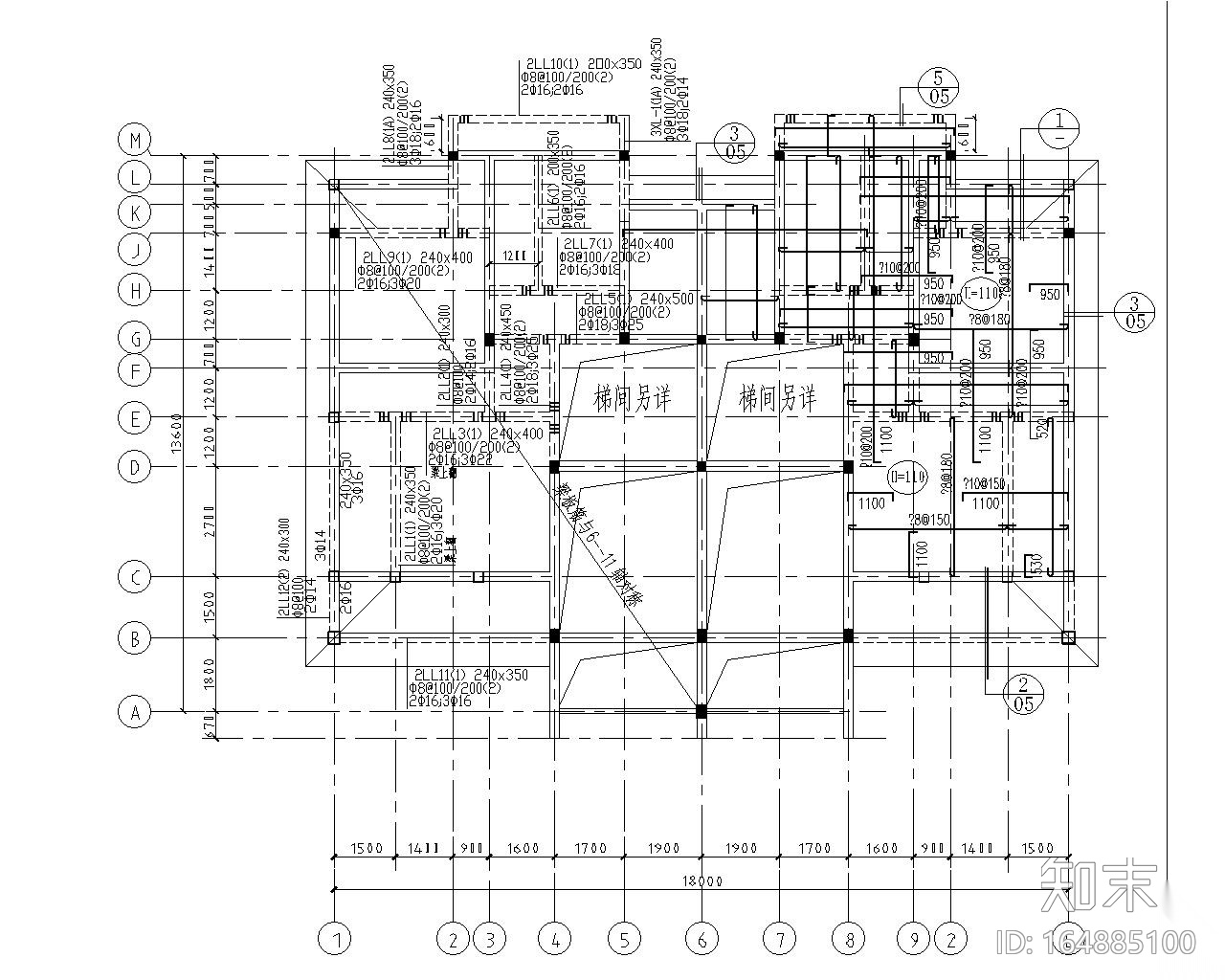 双联别墅砌体结构施工图（CAD含建筑图）施工图下载【ID:164885100】