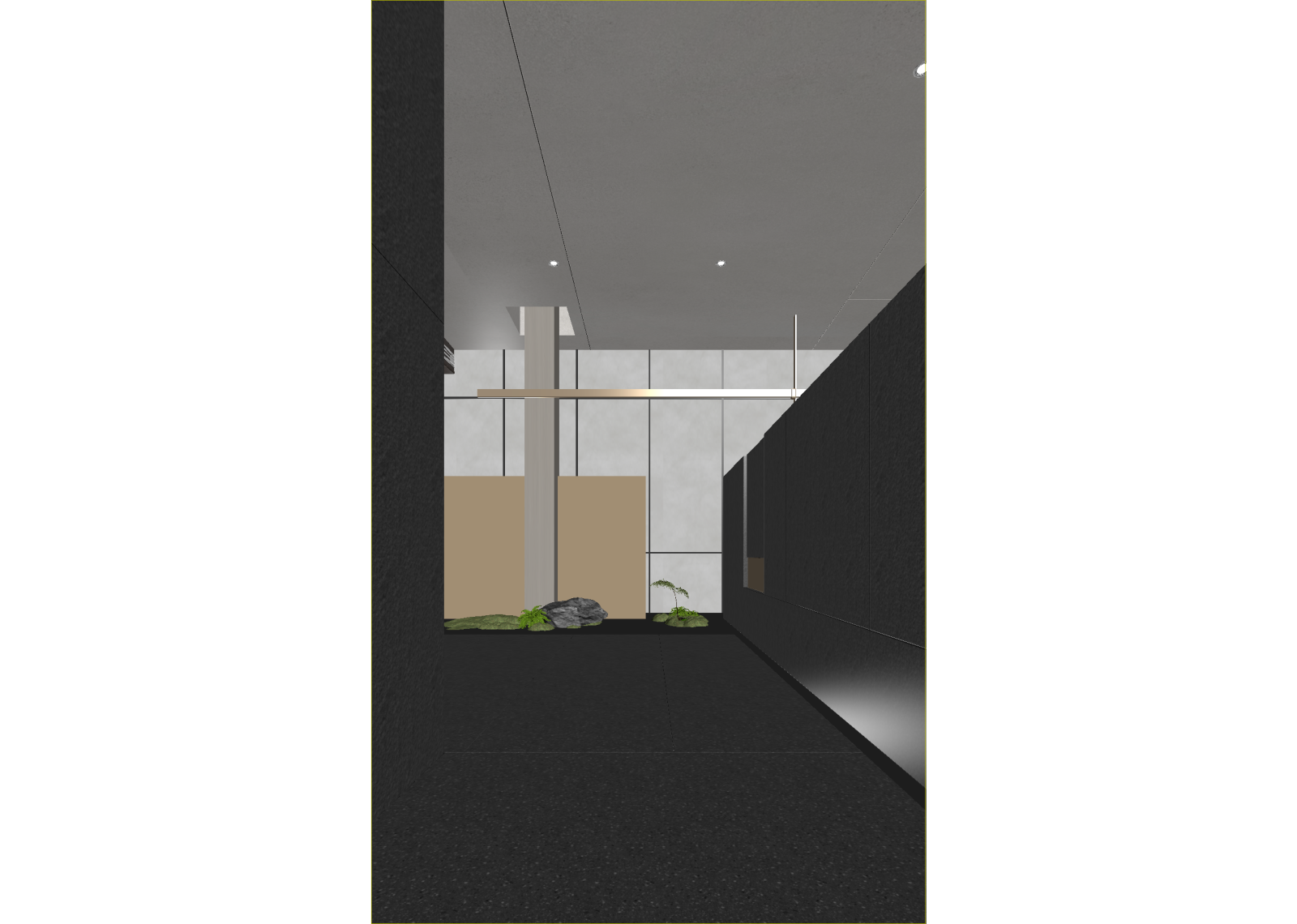 新中式走廊3D模型下载【ID:1214749361】