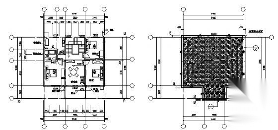 某三层别墅建筑结构施工图施工图下载【ID:149918155】