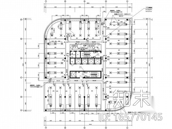 [长春]商业办公综合楼空调通风设计施工图施工图下载【ID:165770145】