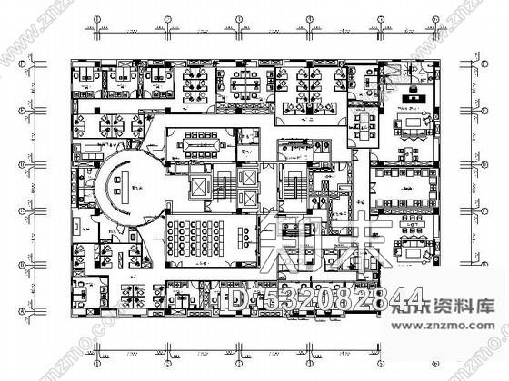 施工图天津超全面综合性金融科技公司现代办公楼室内装修施工图含室内外效果图施工图下载【ID:532082844】
