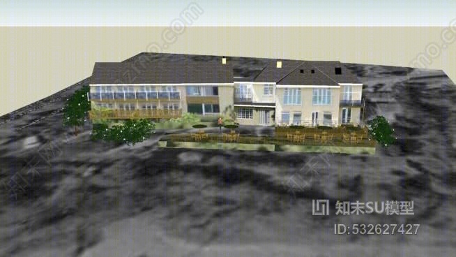 戈兰特鸬鹚旅馆……SU模型下载【ID:532627427】