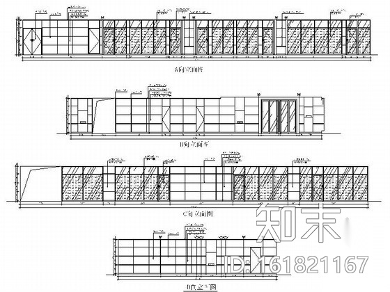 [山西]第17层某办公空间室内装修图cad施工图下载【ID:161821167】