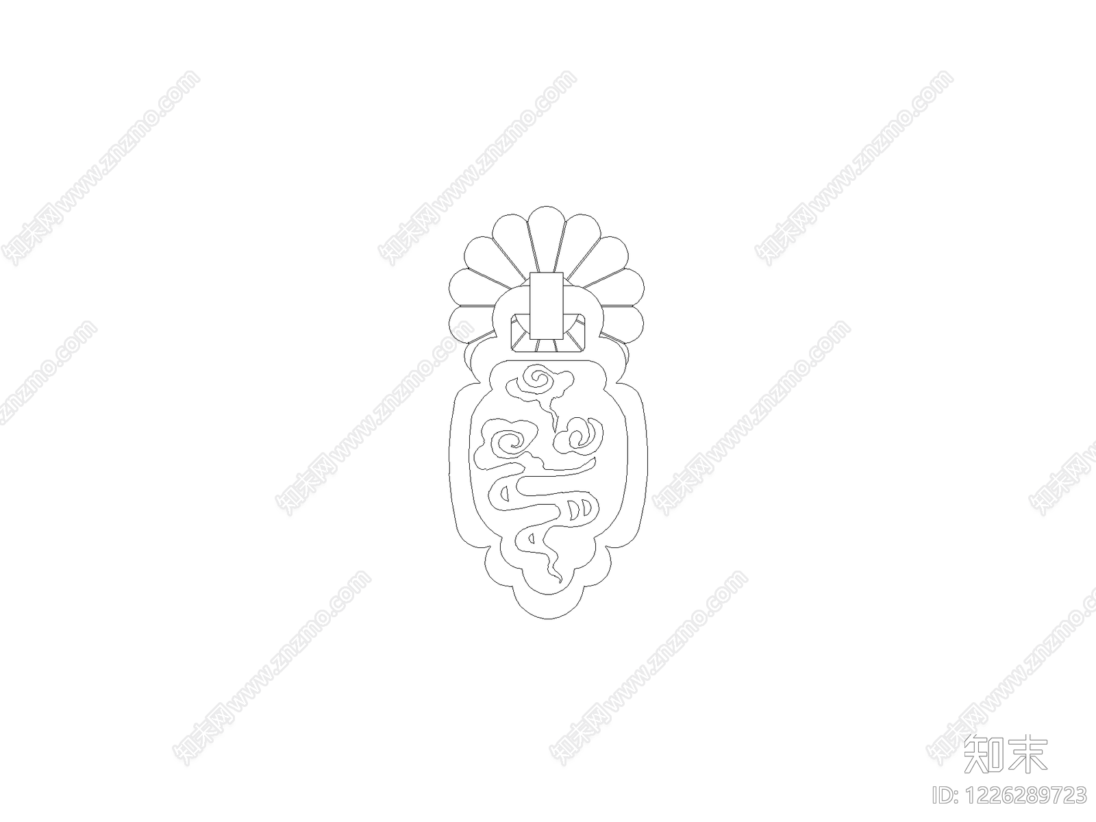 餐柜cad施工图下载【ID:1226289723】