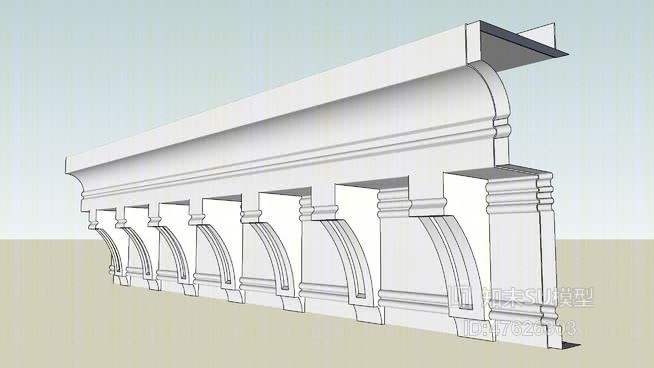 檐线SU模型下载【ID:47626303】