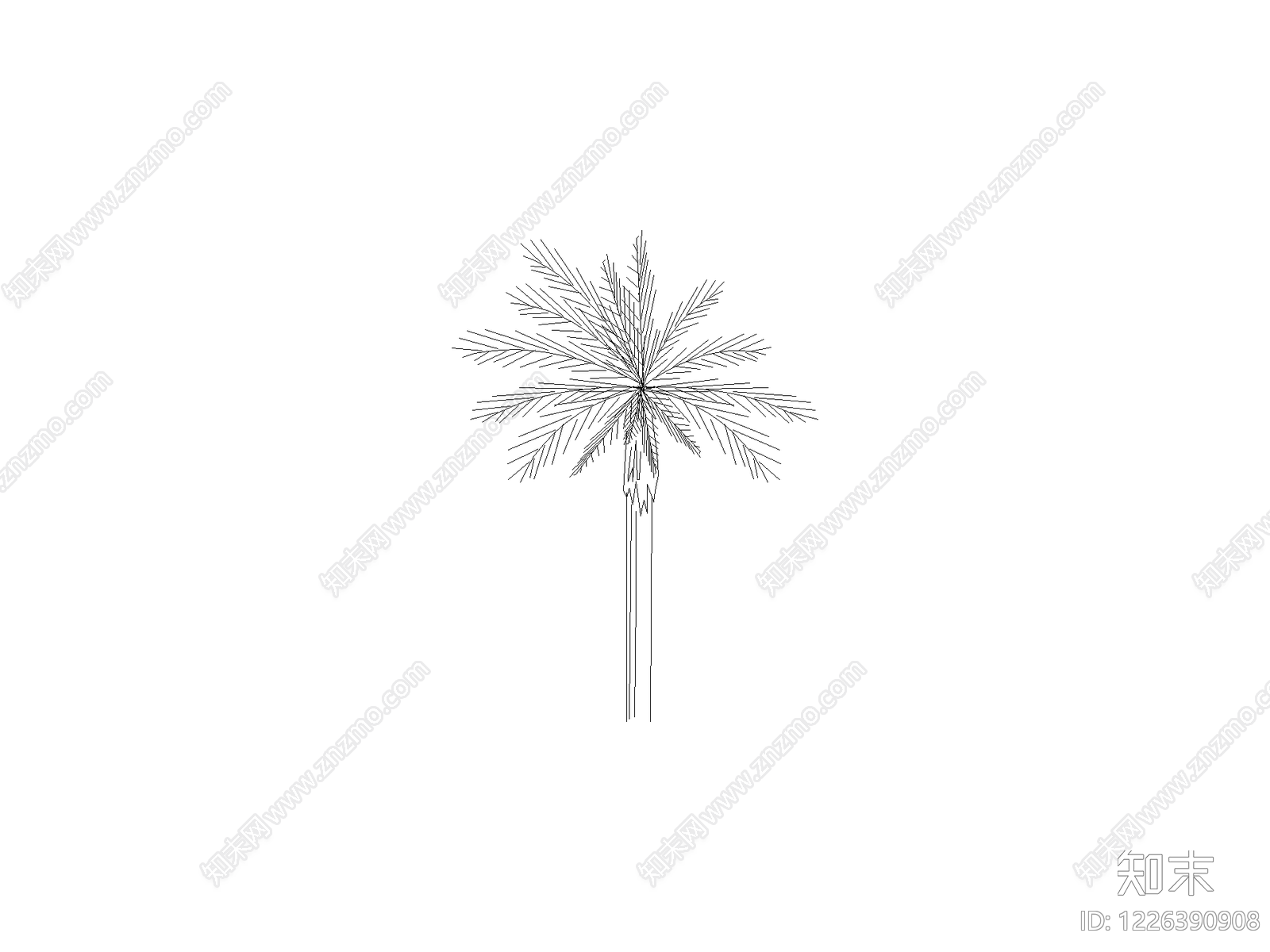 乔木种植CAD图纸