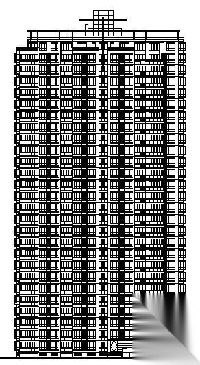 某二十六层高层住宅建筑施工图cad施工图下载【ID:149881186】