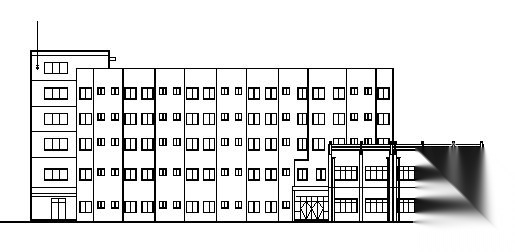 宁波某科技园区五层食堂综合楼建筑施工图cad施工图下载【ID:167387114】