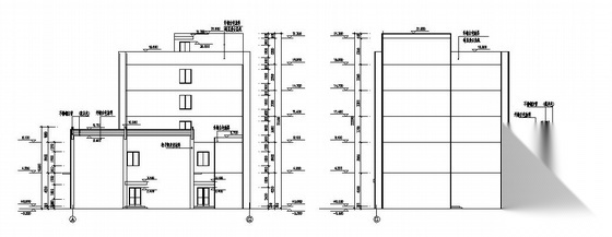 宁波某科技园区五层食堂综合楼建筑施工图cad施工图下载【ID:151654164】