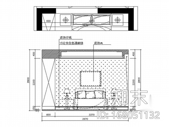 [昆山]小高层田园欧式四居室样板间装修施工图（含高清实...cad施工图下载【ID:168051132】