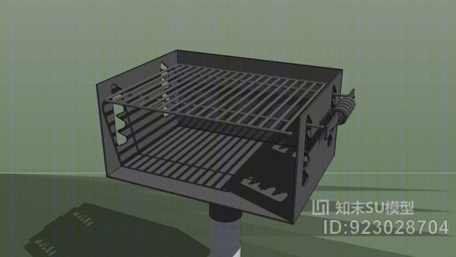 峡谷公园格栅景观结构SU模型下载【ID:923028704】