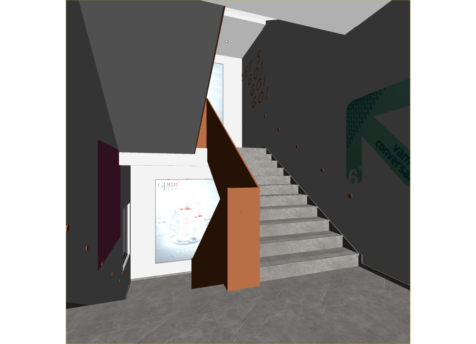 现代走廊3D模型下载【ID:1214726570】