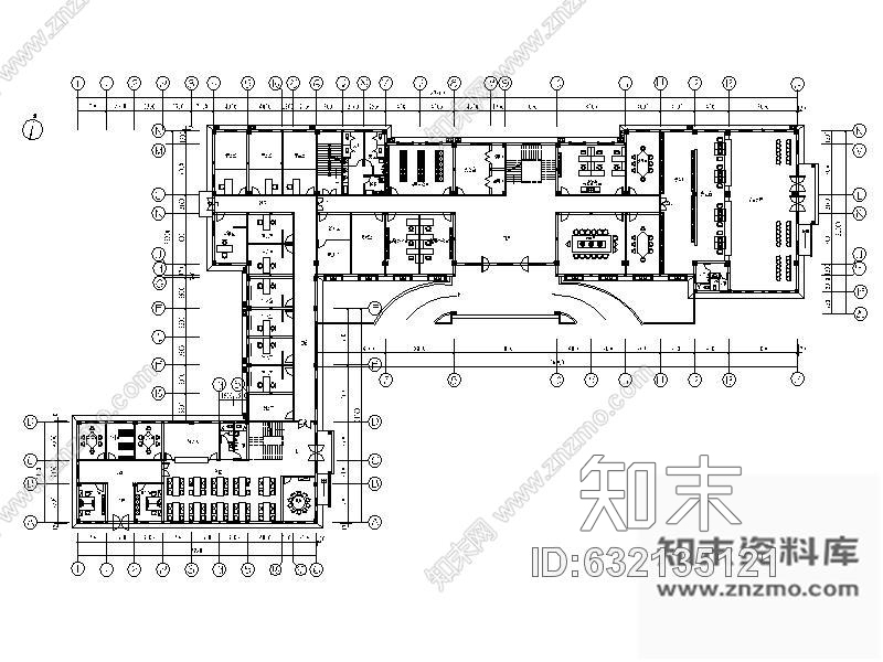 施工图苏州某公安局派出所室内装修图cad施工图下载【ID:632135121】